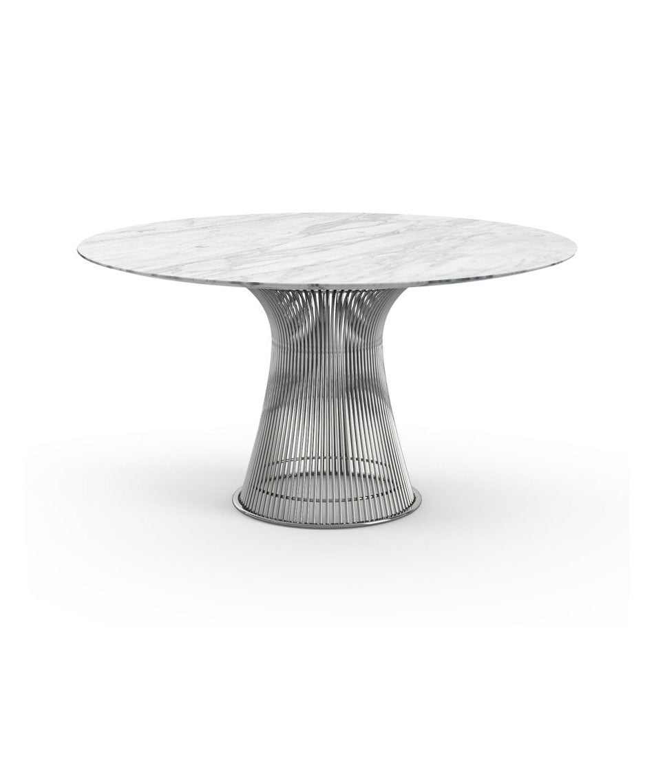 Platner Polished Nickel Dining Table