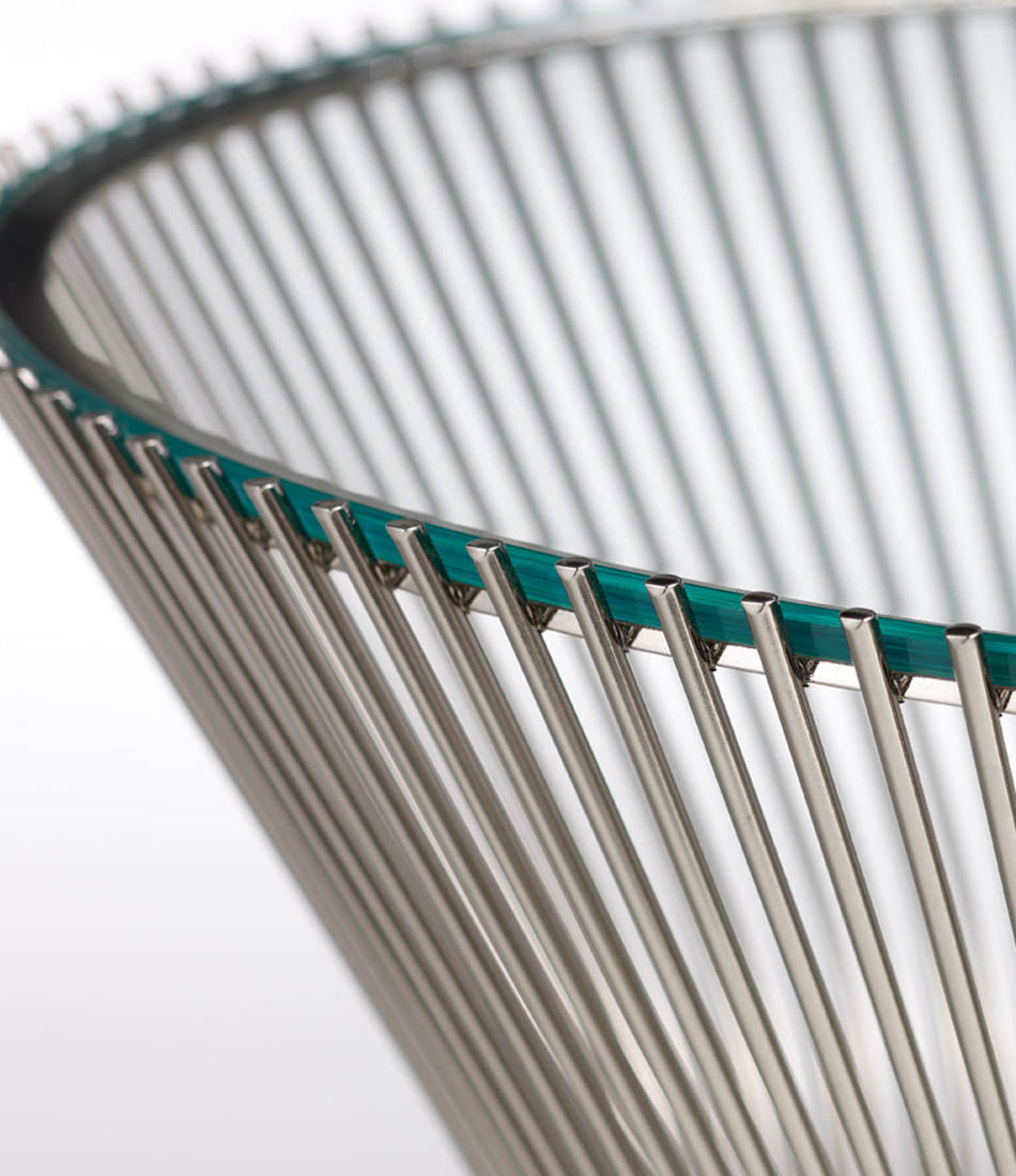 Platner 抛光镍边桌