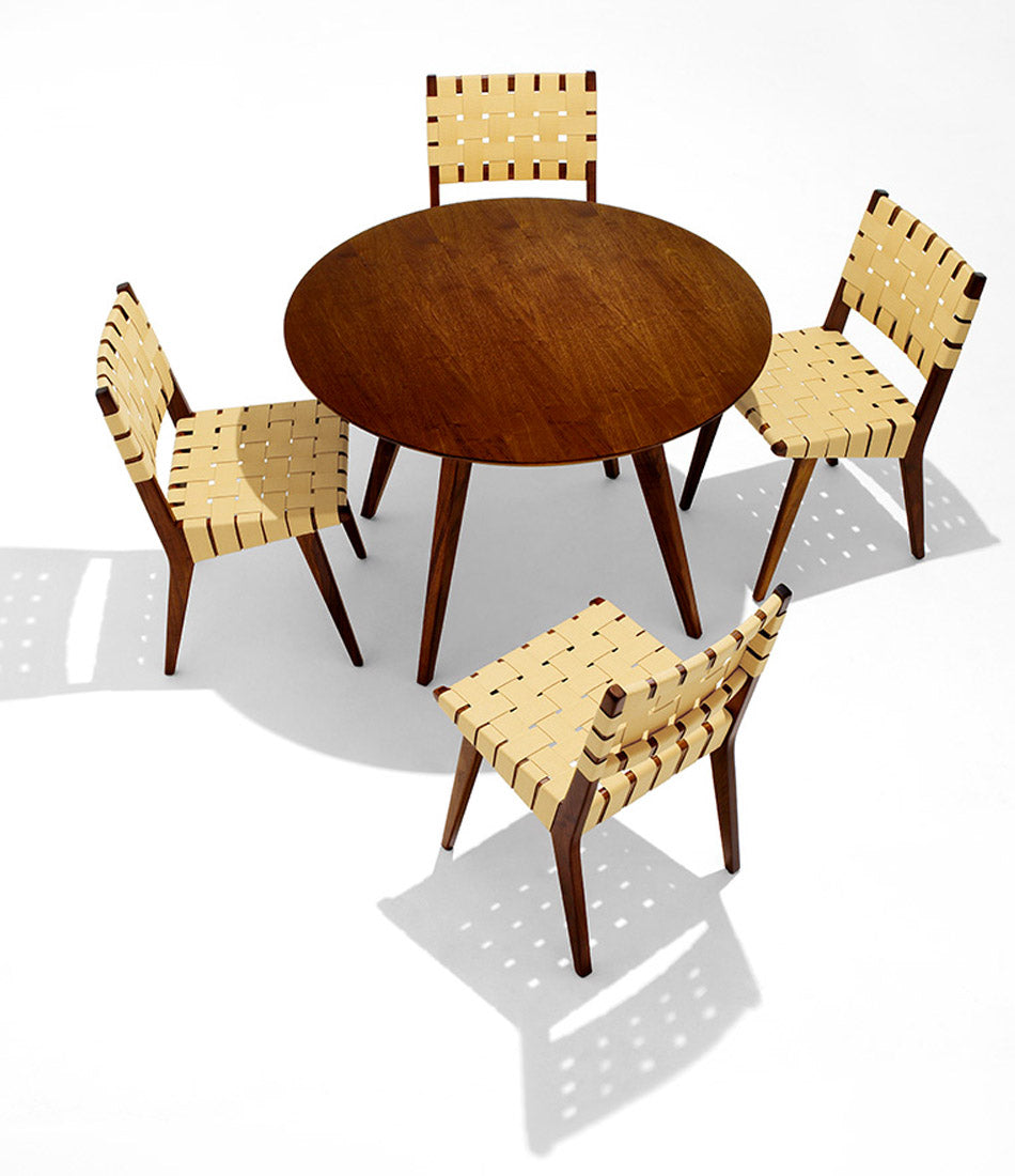 Risom Side Chair with Webbed Seat and Back