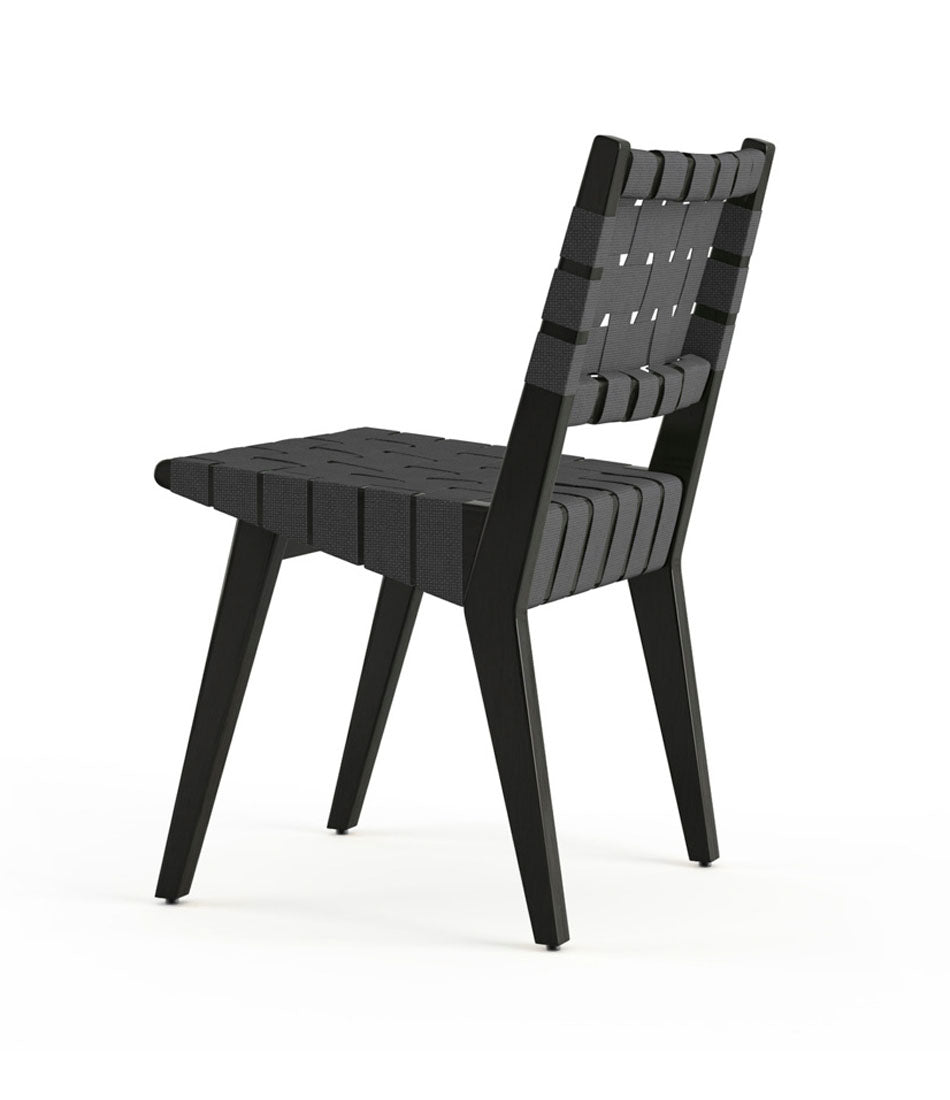 Risom Side Chair with Webbed Seat and Back