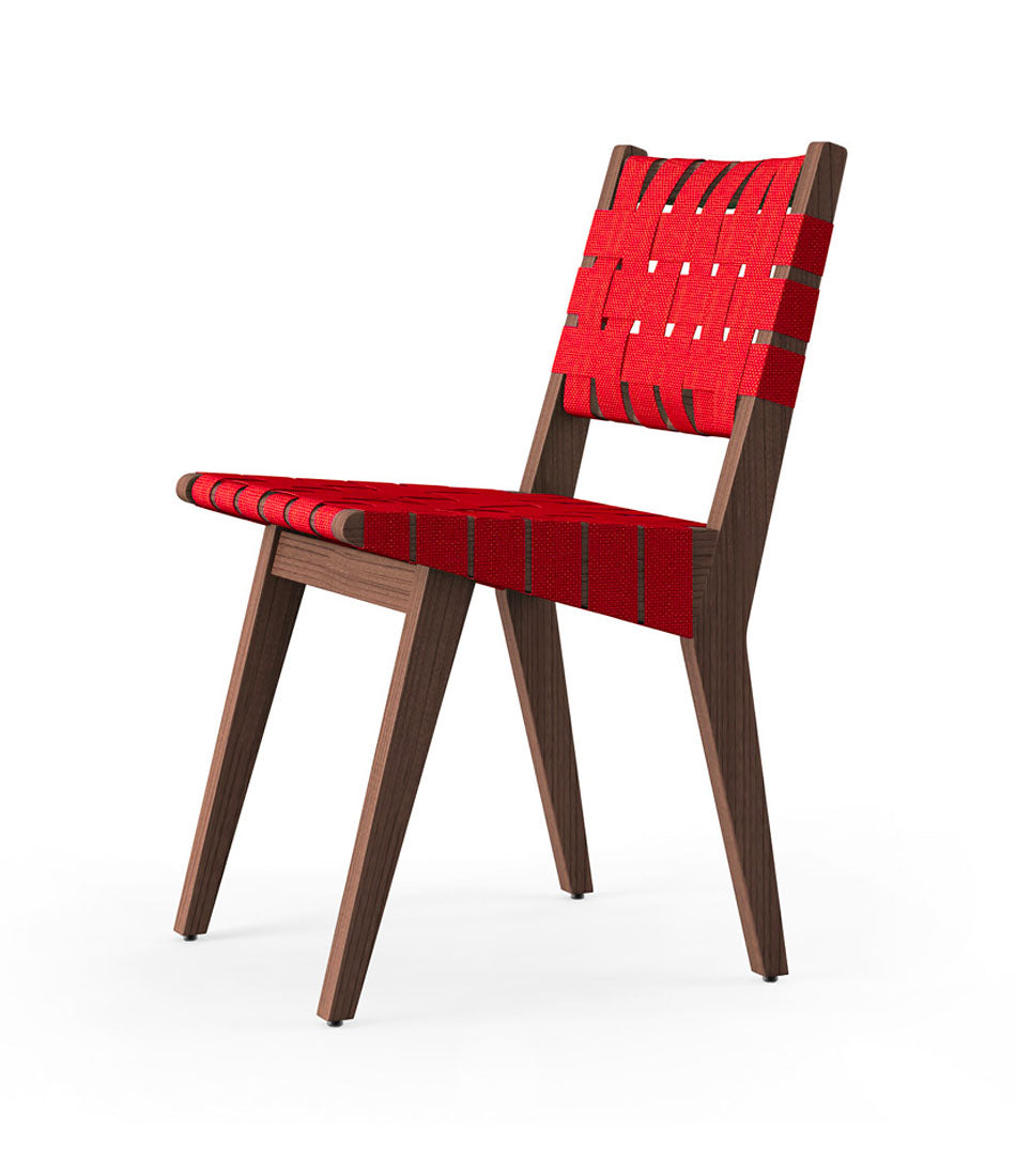 Risom Side Chair with Webbed Seat and Back
