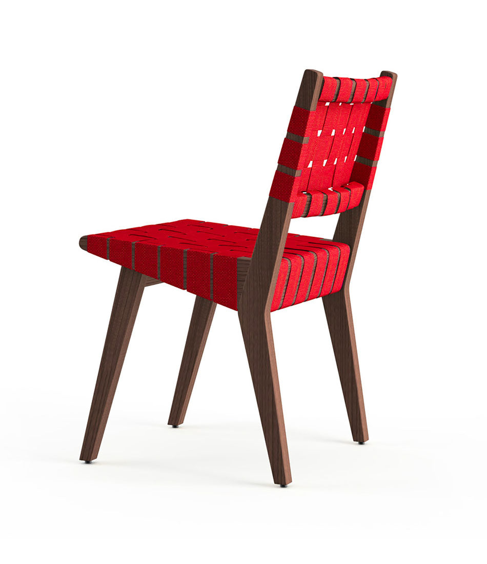 Risom Side Chair with Webbed Seat and Back