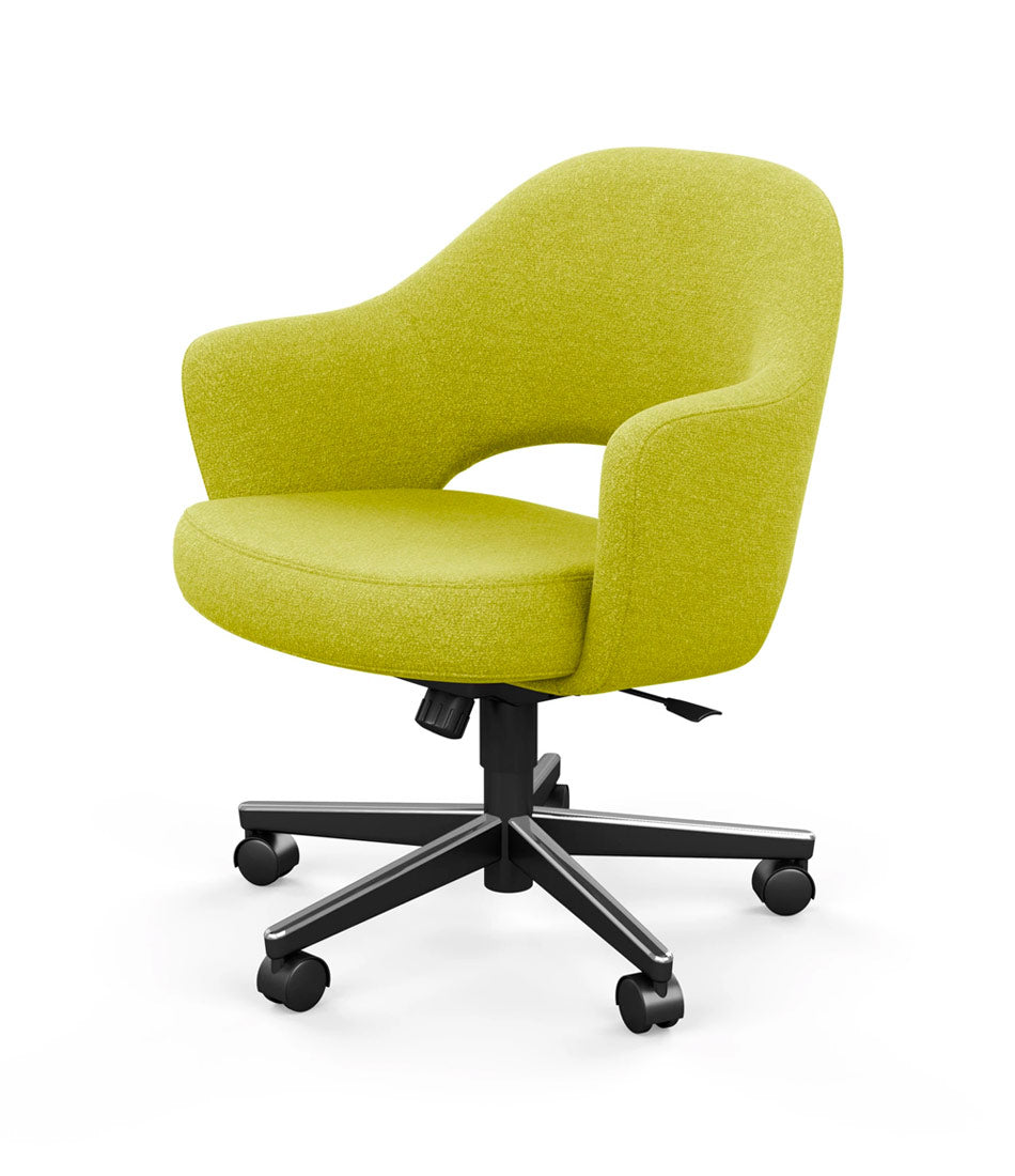 Saarinen Executive Chair With Casters - with Arms
