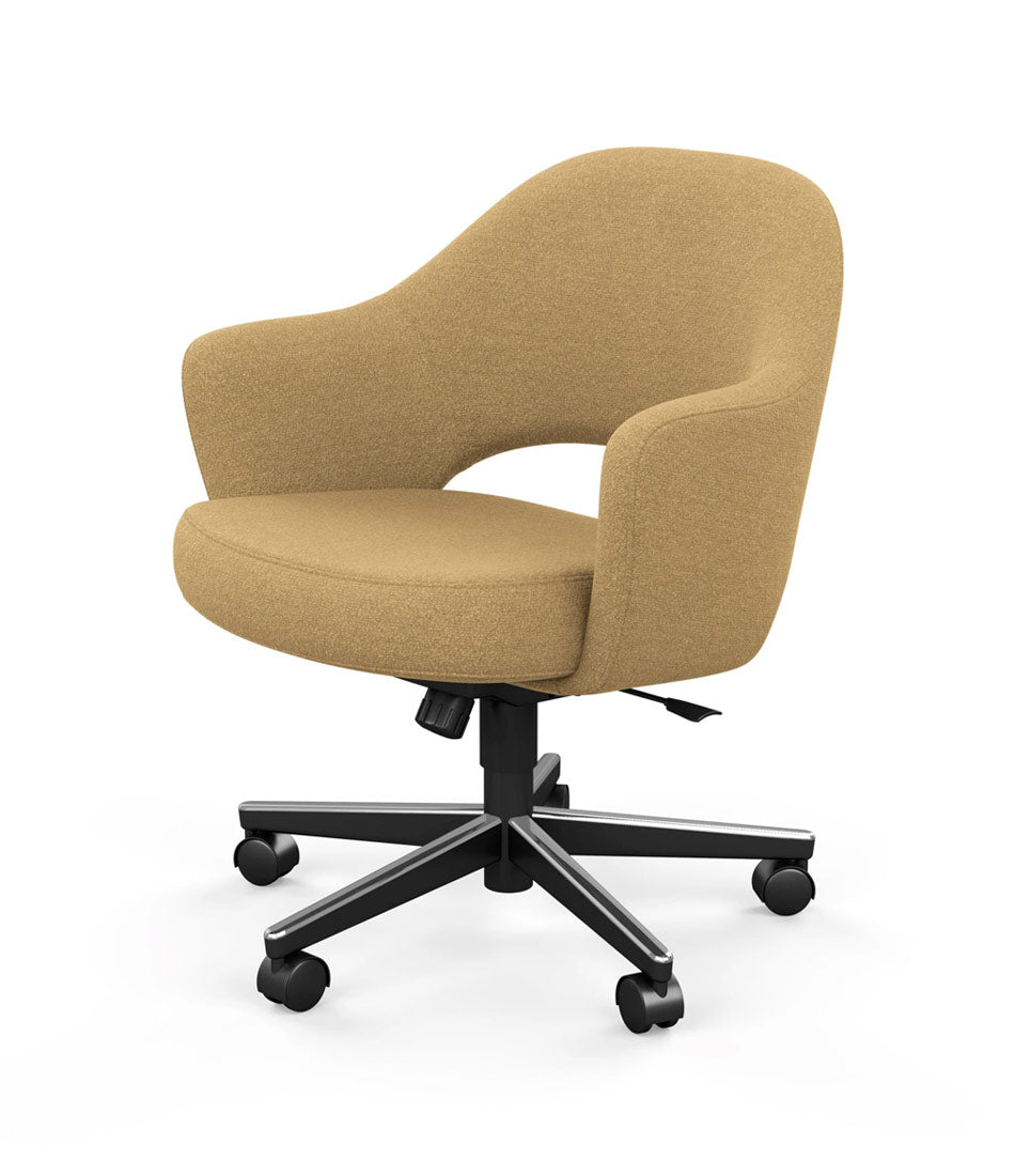 Saarinen Executive Chair With Casters - with Arms