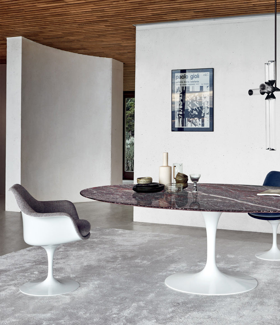 Saarinen Tulip Armless Chair - Upholstered