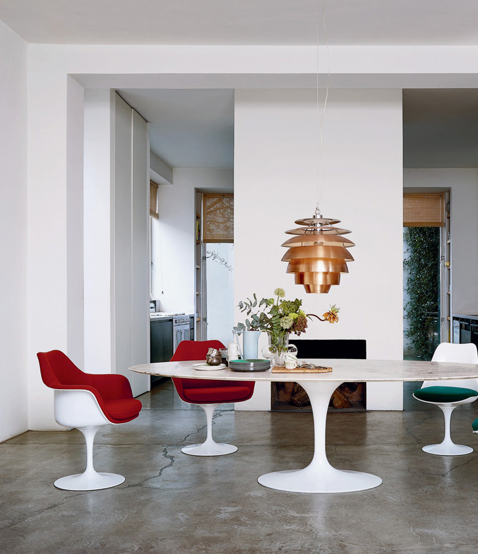 Saarinen Tulip Armless Chair - Upholstered