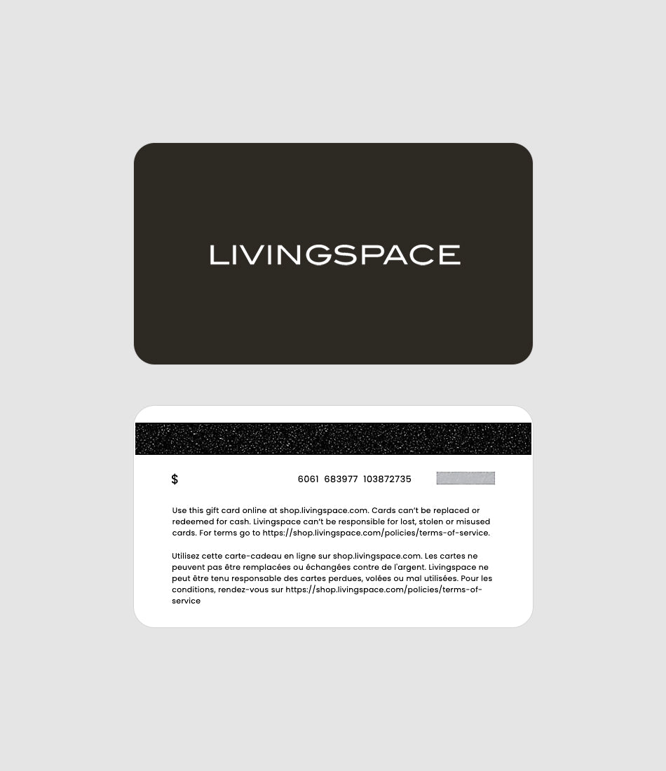 Livingspace Gift Cards - *Canada Only*