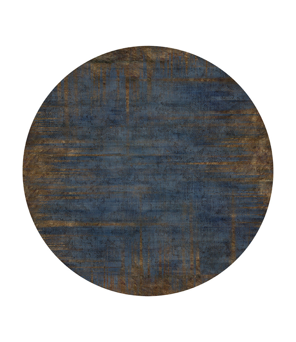 古色圆形地毯