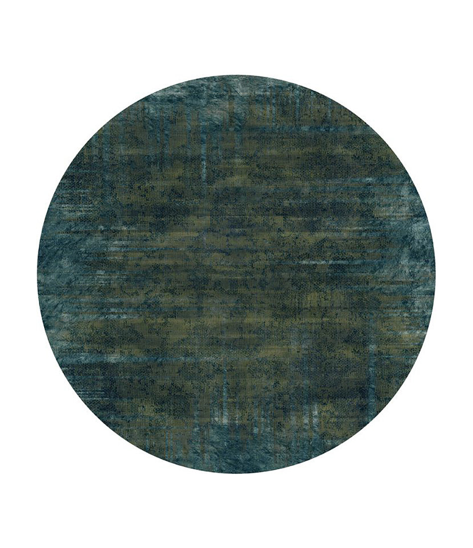 古色圆形地毯