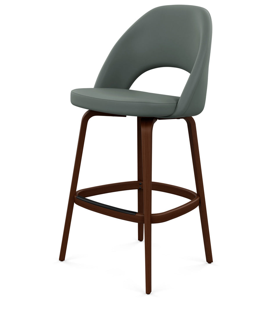 Saarinen Executive Stool, Bar Height - Leather