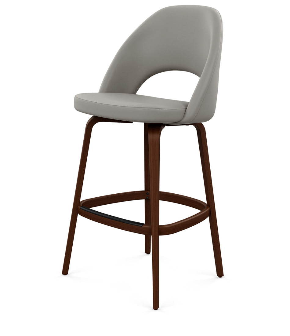 Saarinen Executive Stool, Bar Height - Leather
