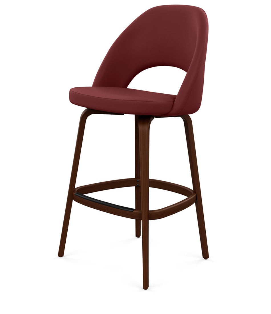 Saarinen Executive Stool, Bar Height - Leather