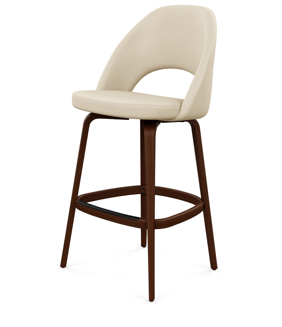 Saarinen Executive Stool, Bar Height - Leather