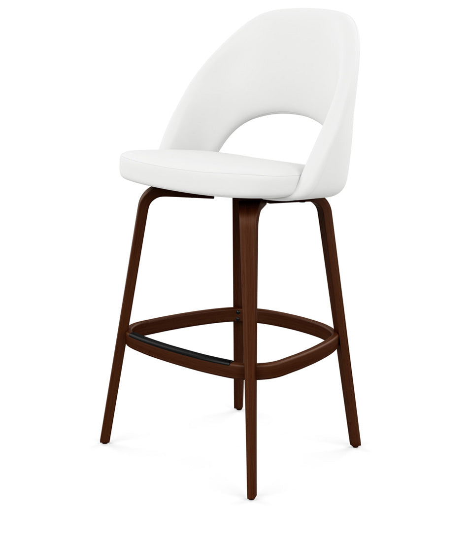 Saarinen Executive Stool, Bar Height - Leather
