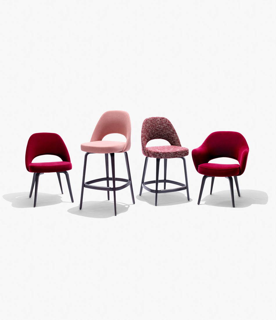 Saarinen Executive Stool, Counter Height - Fabric