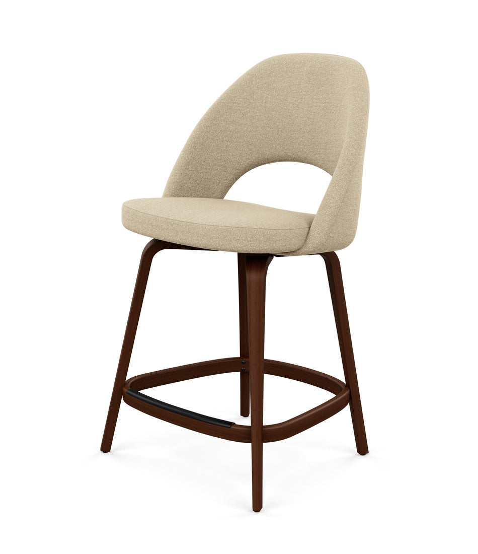 Saarinen Executive Stool, Counter Height - Fabric