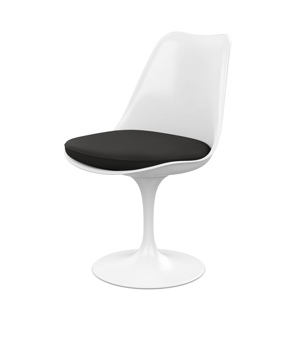 Saarinen Tulip Armless Chair - Leather