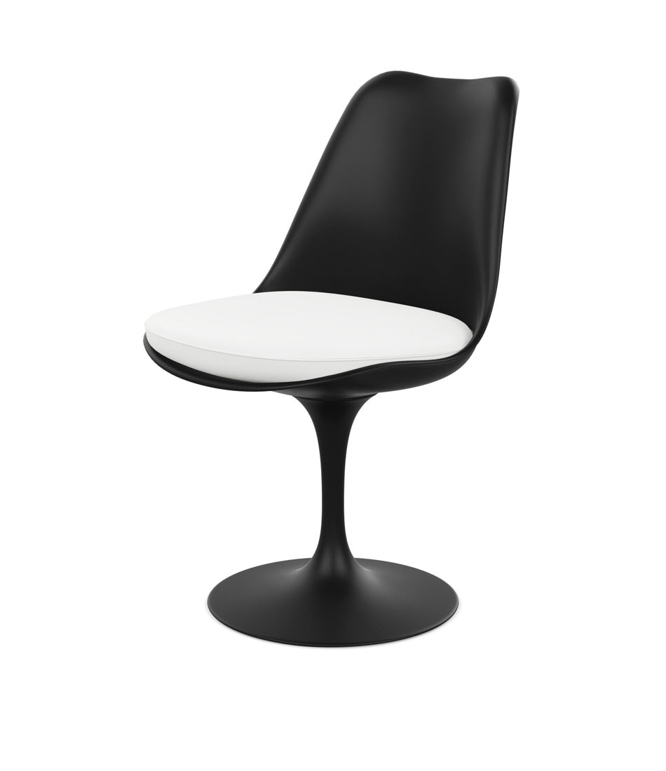 Saarinen Tulip Armless Chair - Leather