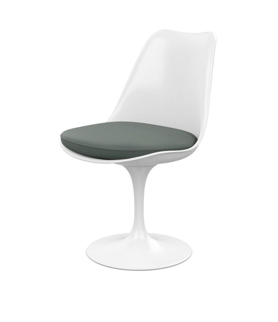 Saarinen Tulip Armless Chair - Leather