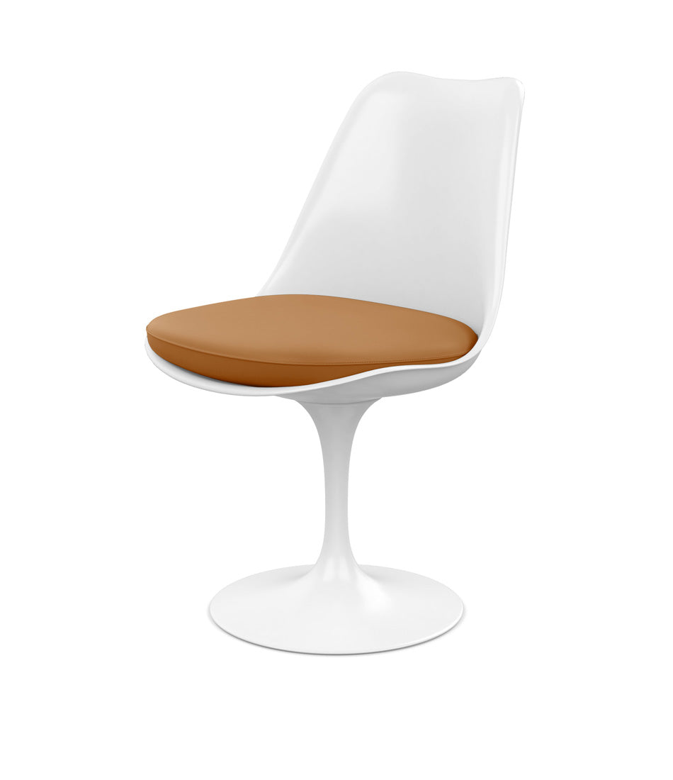 Saarinen Tulip Armless Chair - Leather