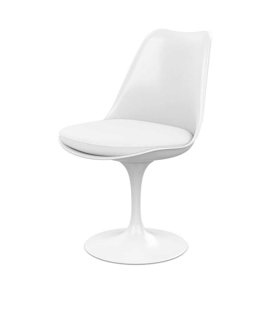 Saarinen Tulip Armless Chair - Leather