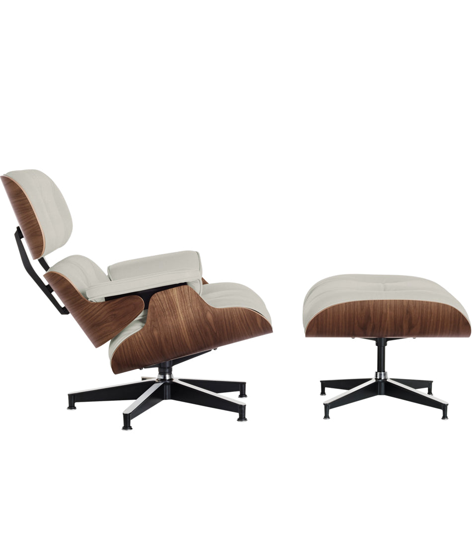 Eames® 休闲皮椅和脚凳 - 经典尺寸