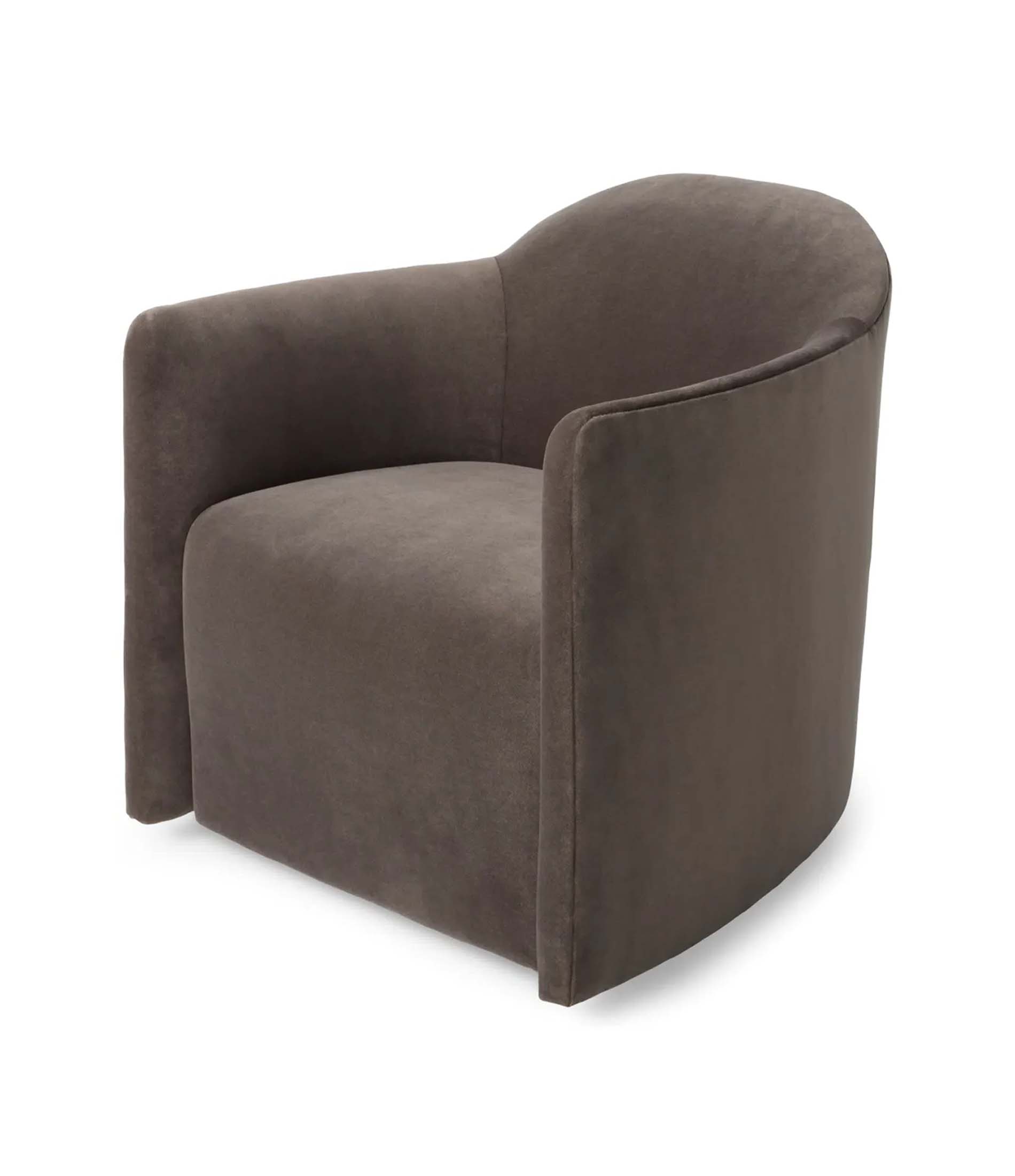 About Face Swivel Lounge Chair - Velvet