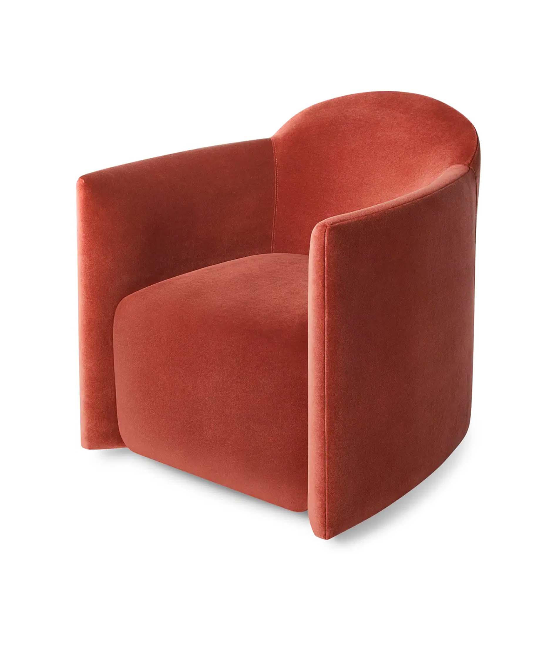 About Face Swivel Lounge Chair - Velvet