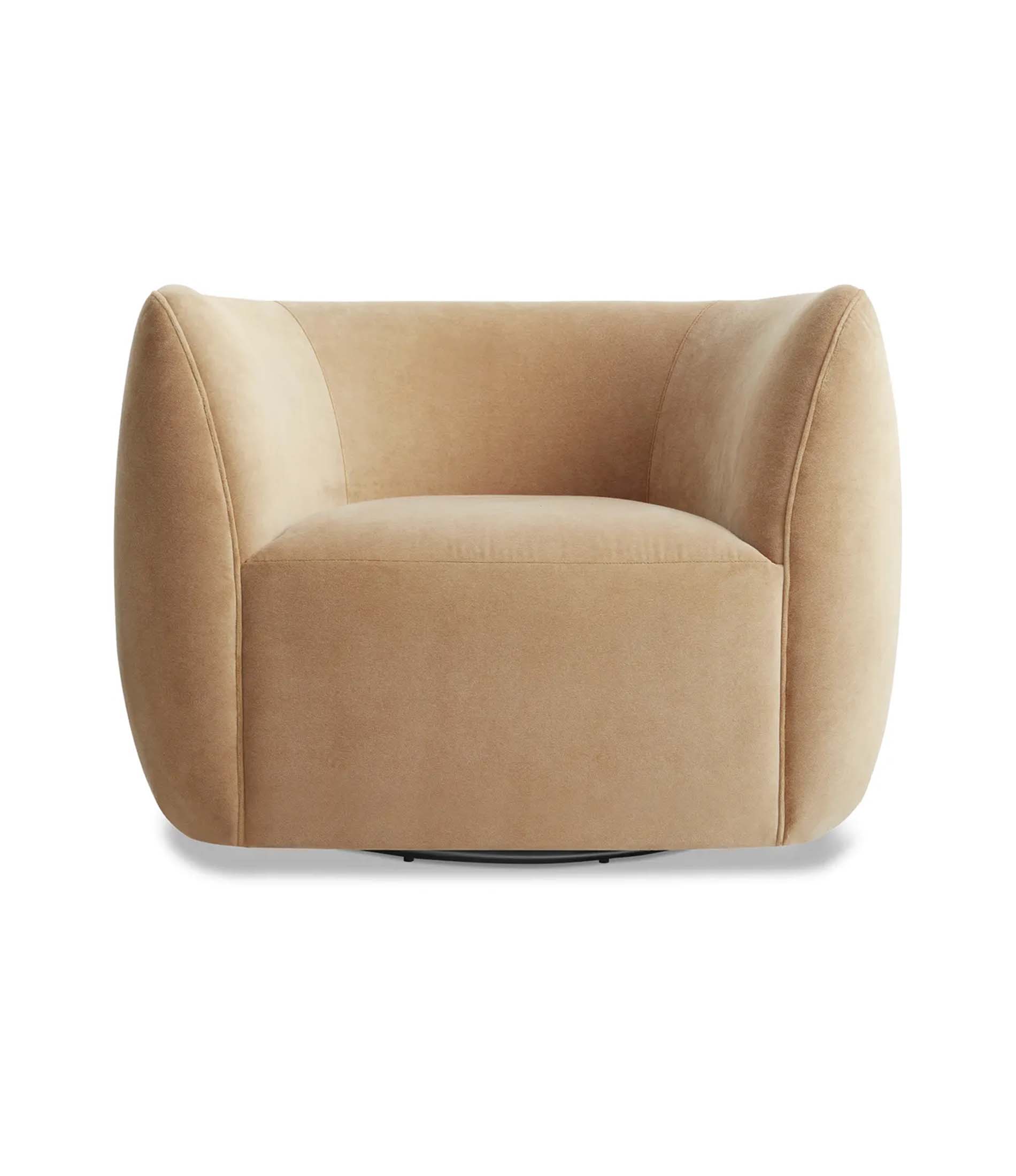 Council Swivel Lounge Chair - Velvet