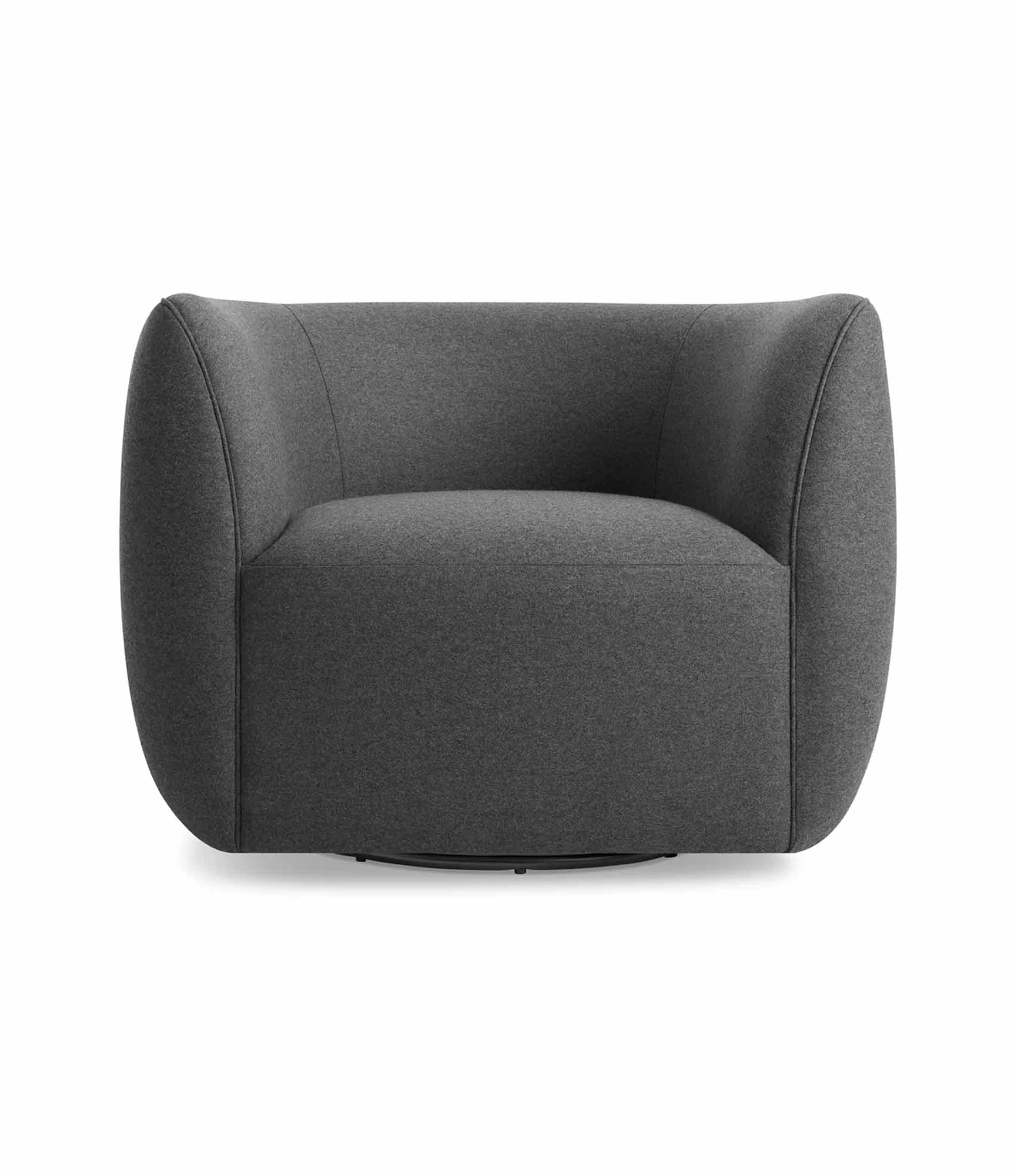 Council Swivel Lounge Chair - Fabric