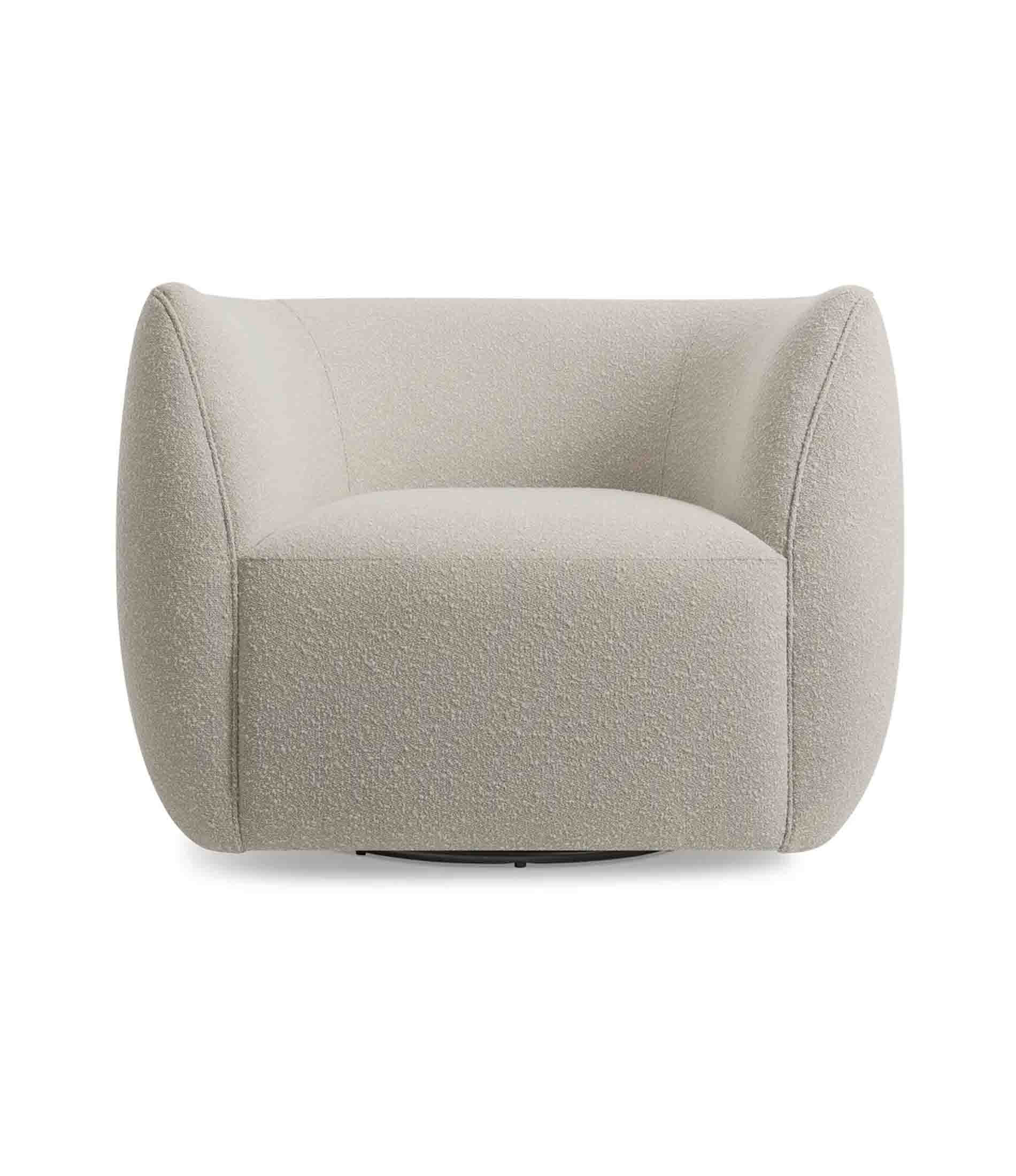 Council Swivel Lounge Chair - Fabric