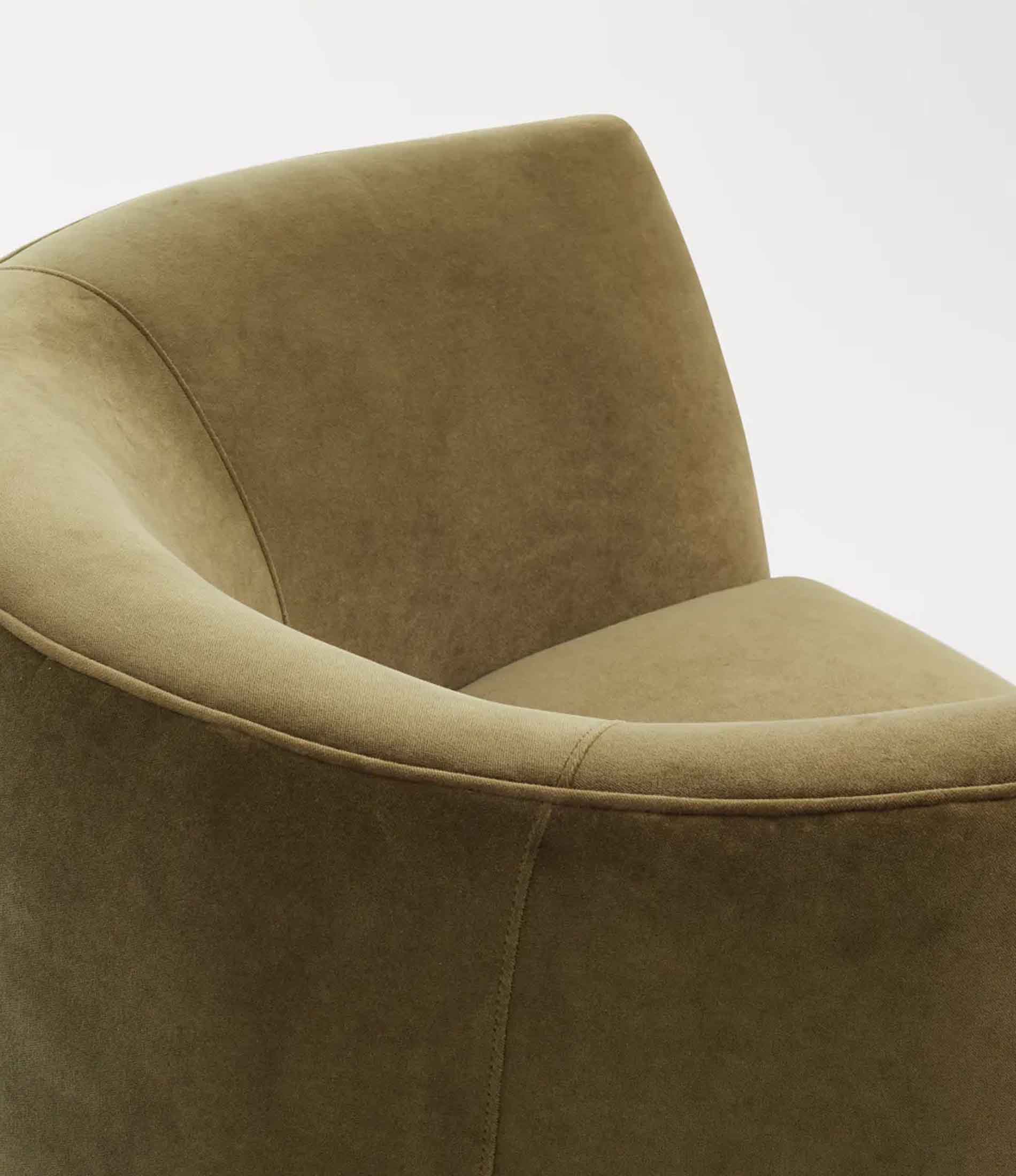 Council Swivel Lounge Chair - Velvet