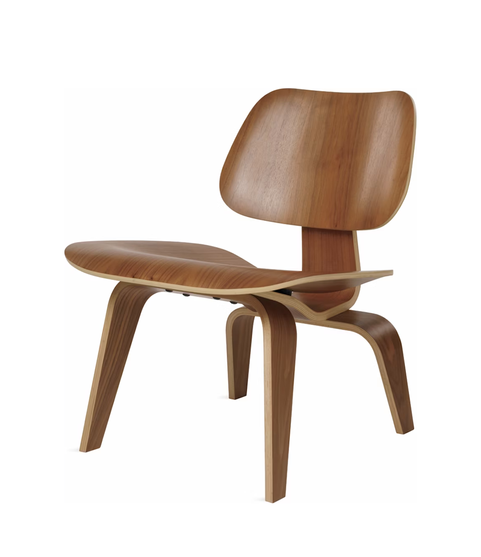 Eames® Molded Plywood Lounge Chair Wood Base (LCW) - Non Upholstered