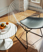 Knoll Bertoia Diamond Chair & Saarinen Side Table