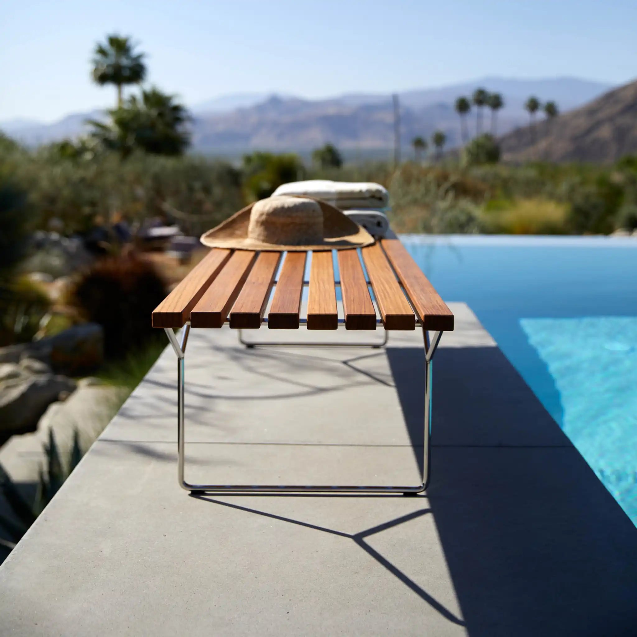 Bertoia Outdoor Bench