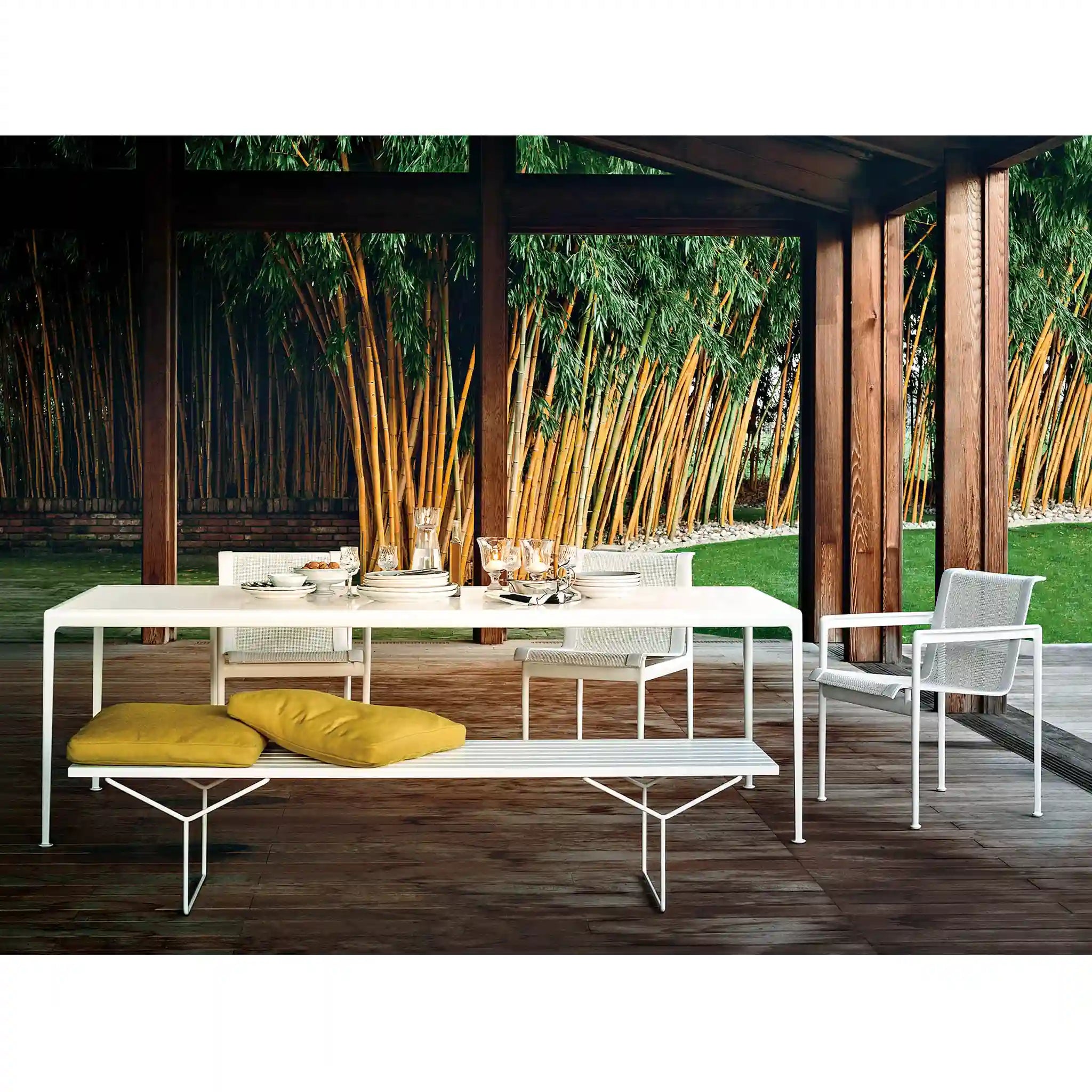 Bertoia Outdoor Bench