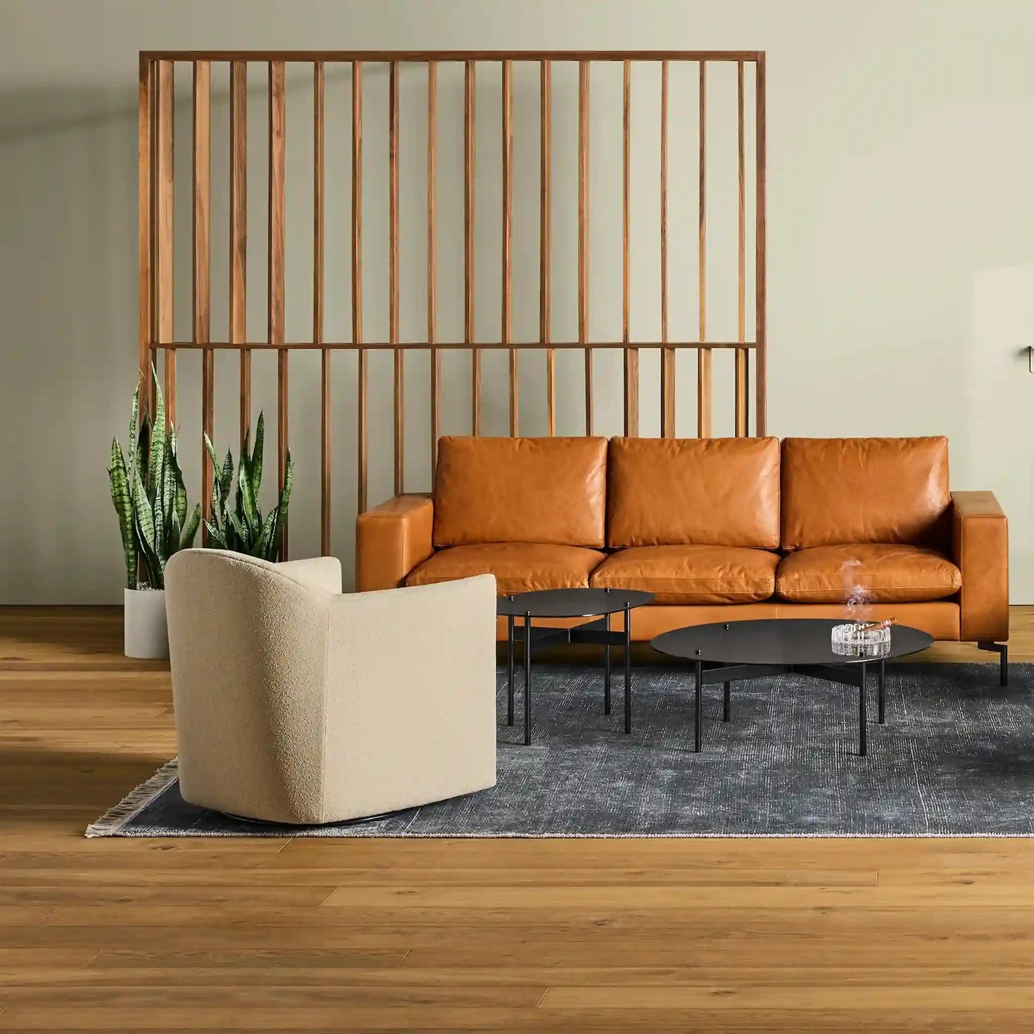 About Face Swivel Lounge Chair - Fabric