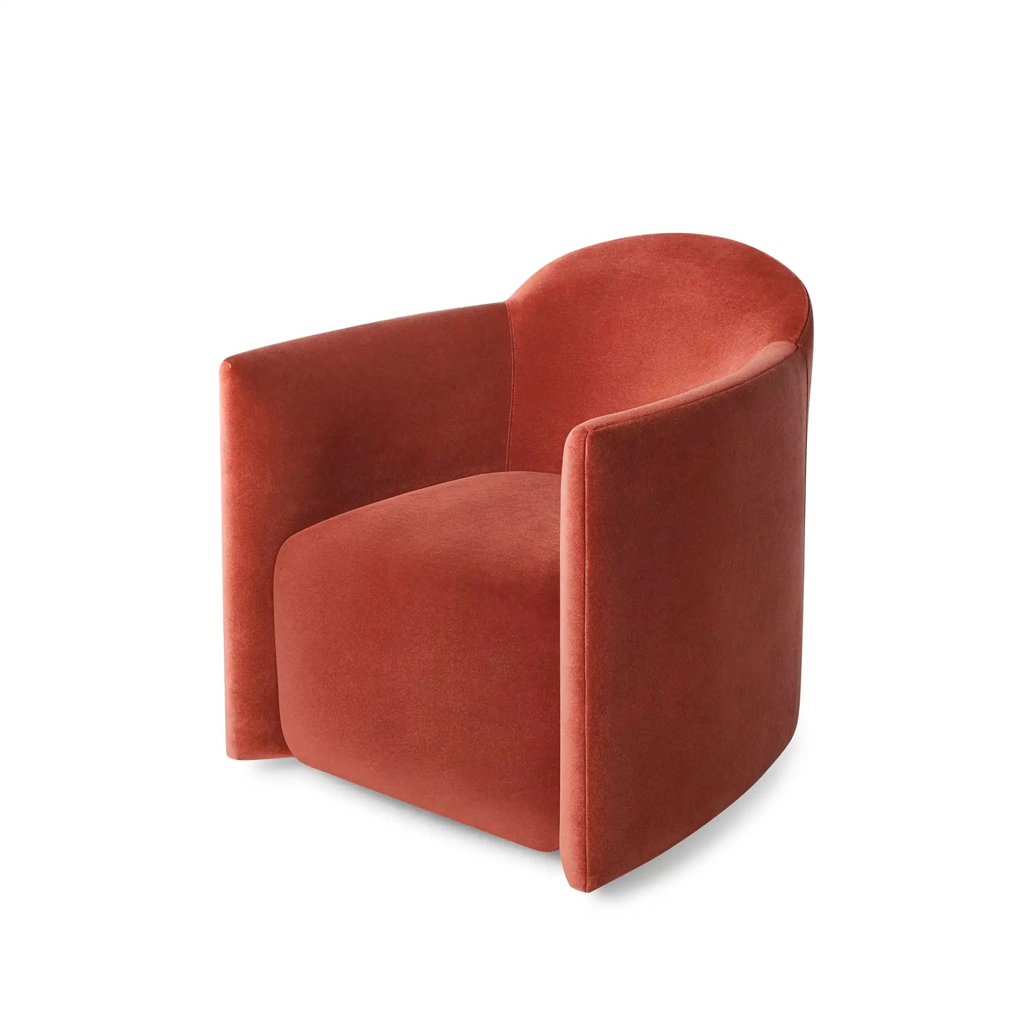 About Face Swivel Lounge Chair - Velvet