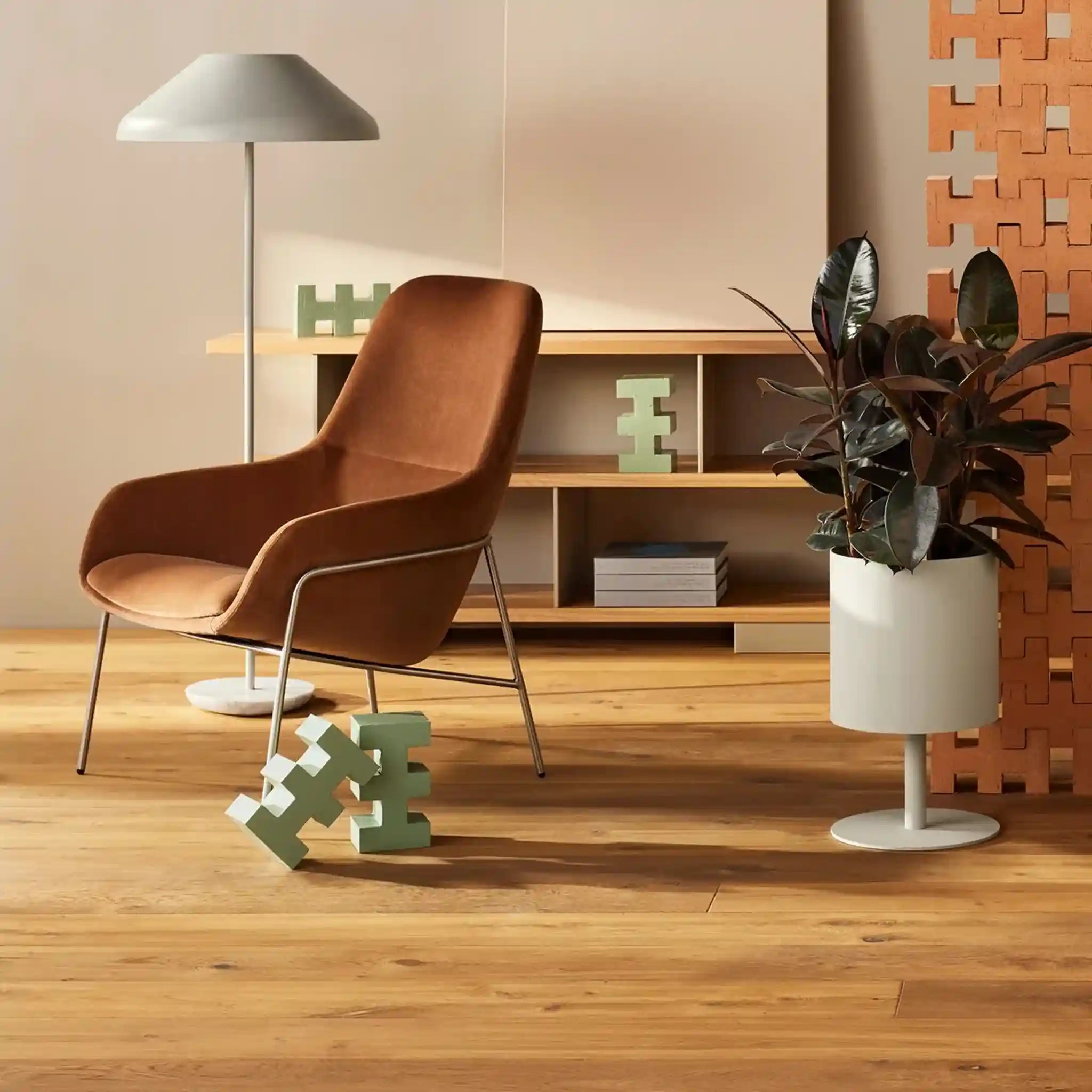 Acre Lounge Chair - Velvet