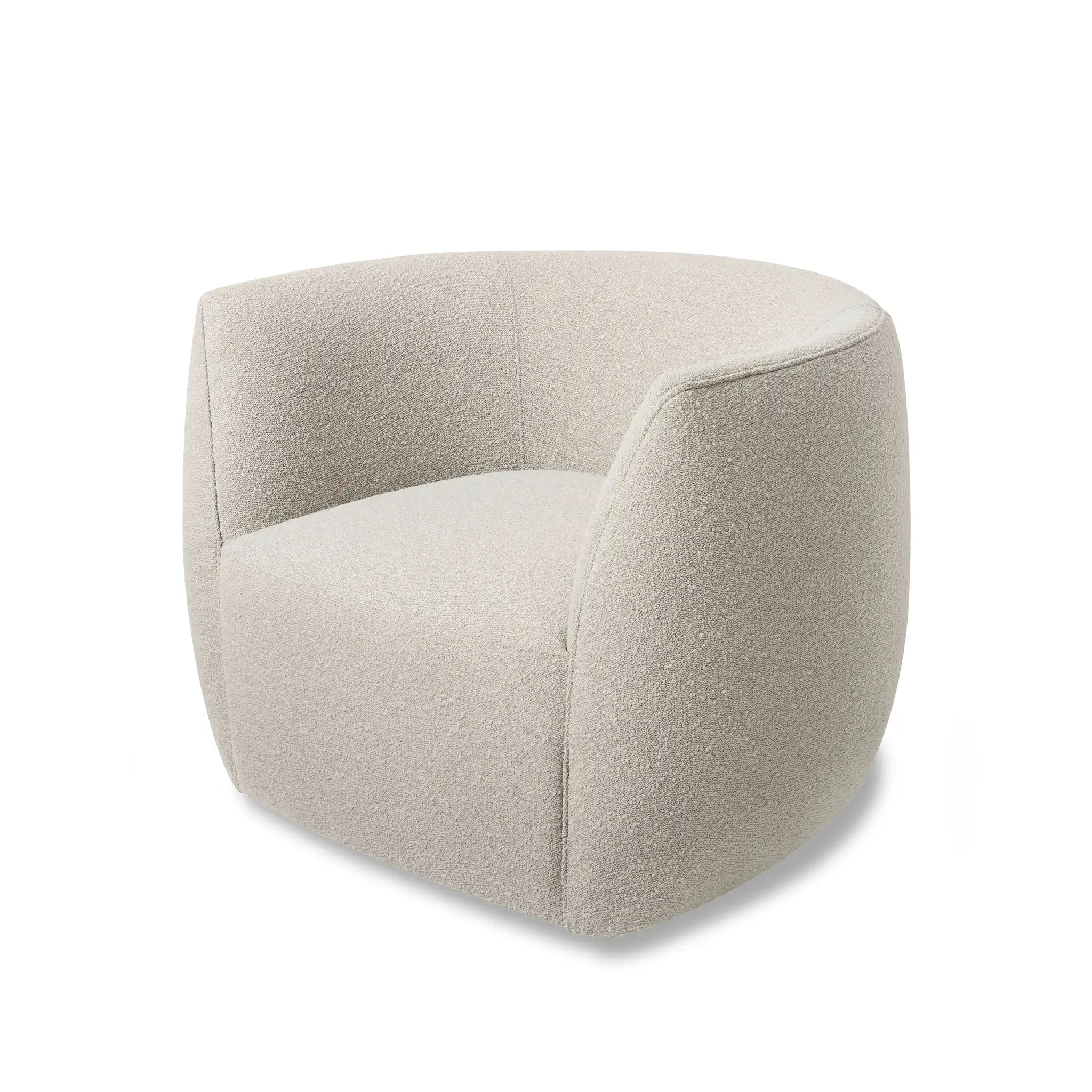 Council Swivel Lounge Chair - Fabric