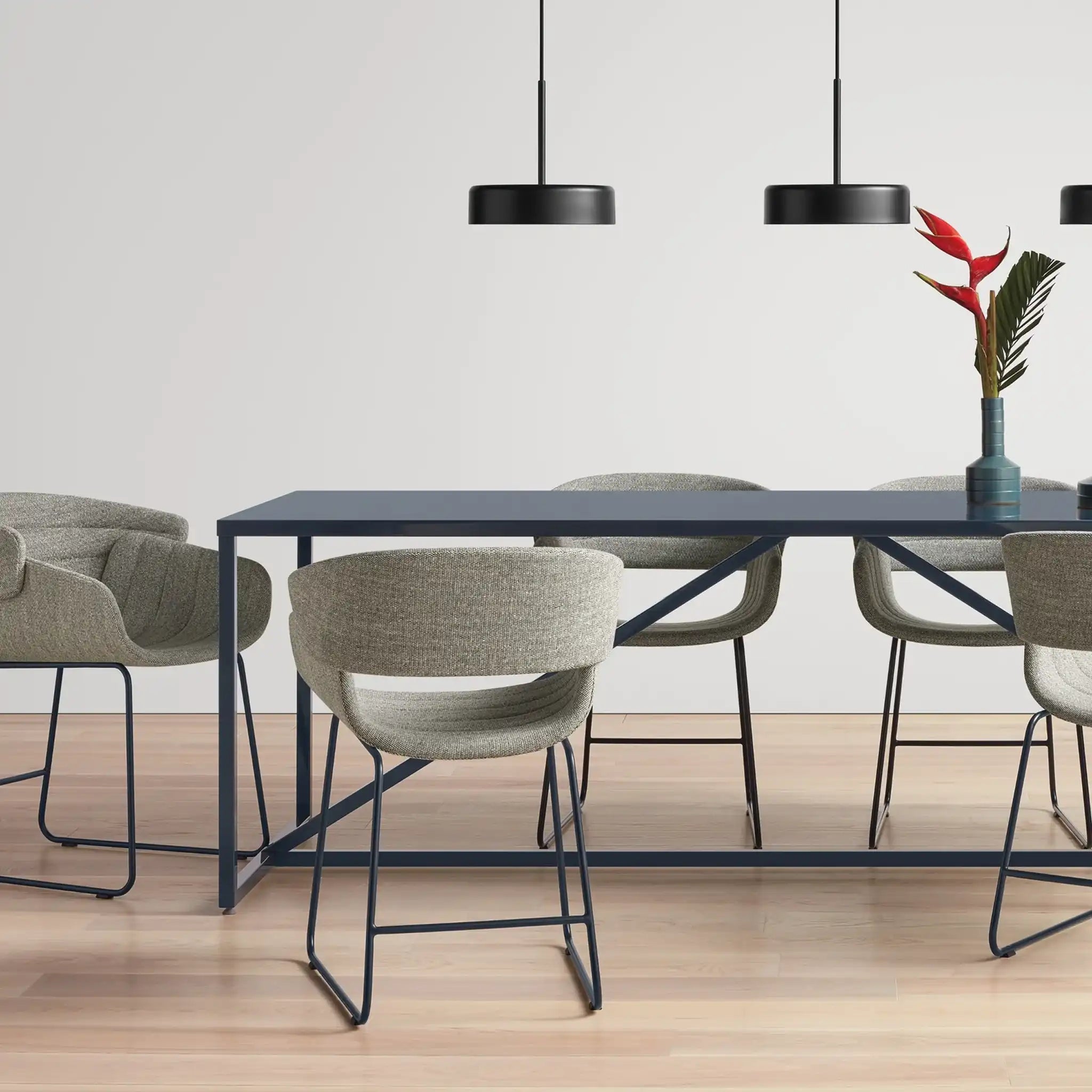 Racer Dining Chair - Maharam Fabric (Set of 2)