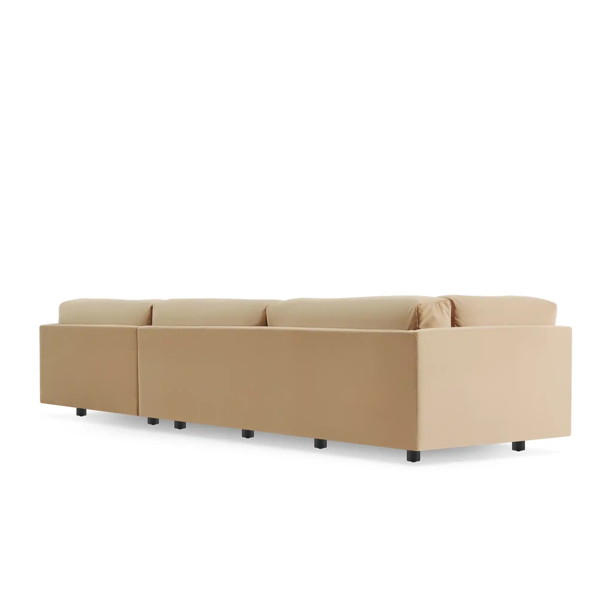 Sunday 沙发连贵妃椅 - 天鹅绒