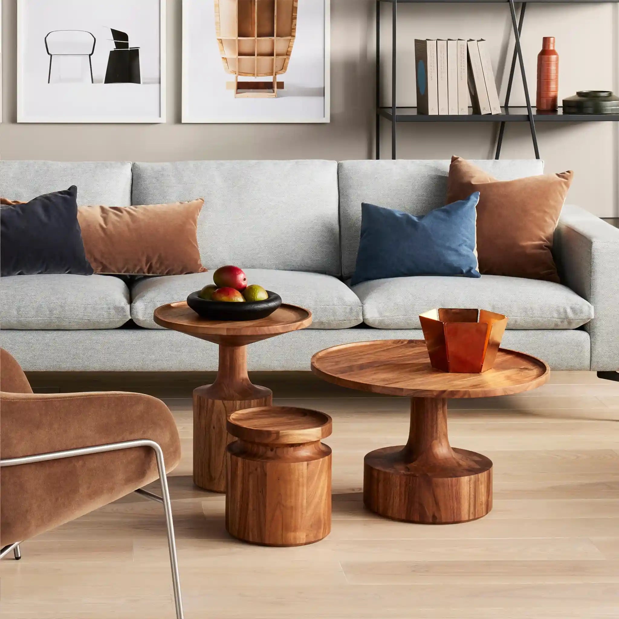 Turn Tall Side Table