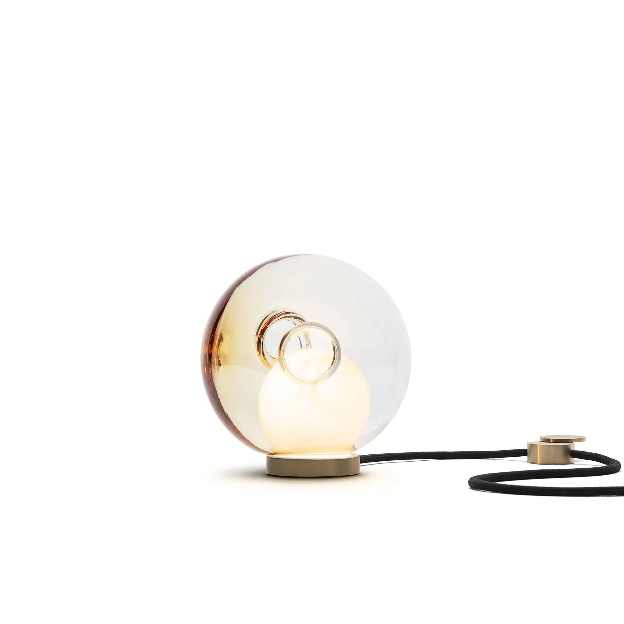 28T 台灯 - 暖调彩色玻璃