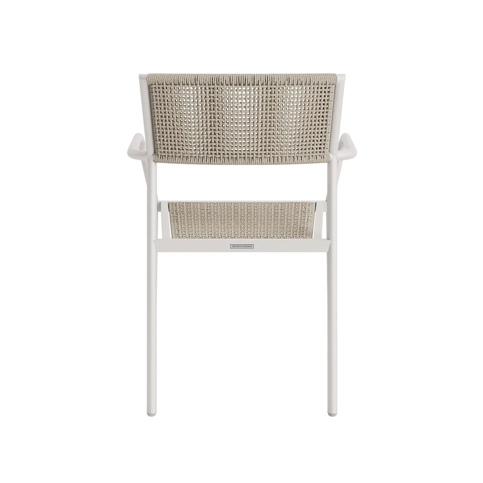 Lisbon Woven Stacking Dining Armchair