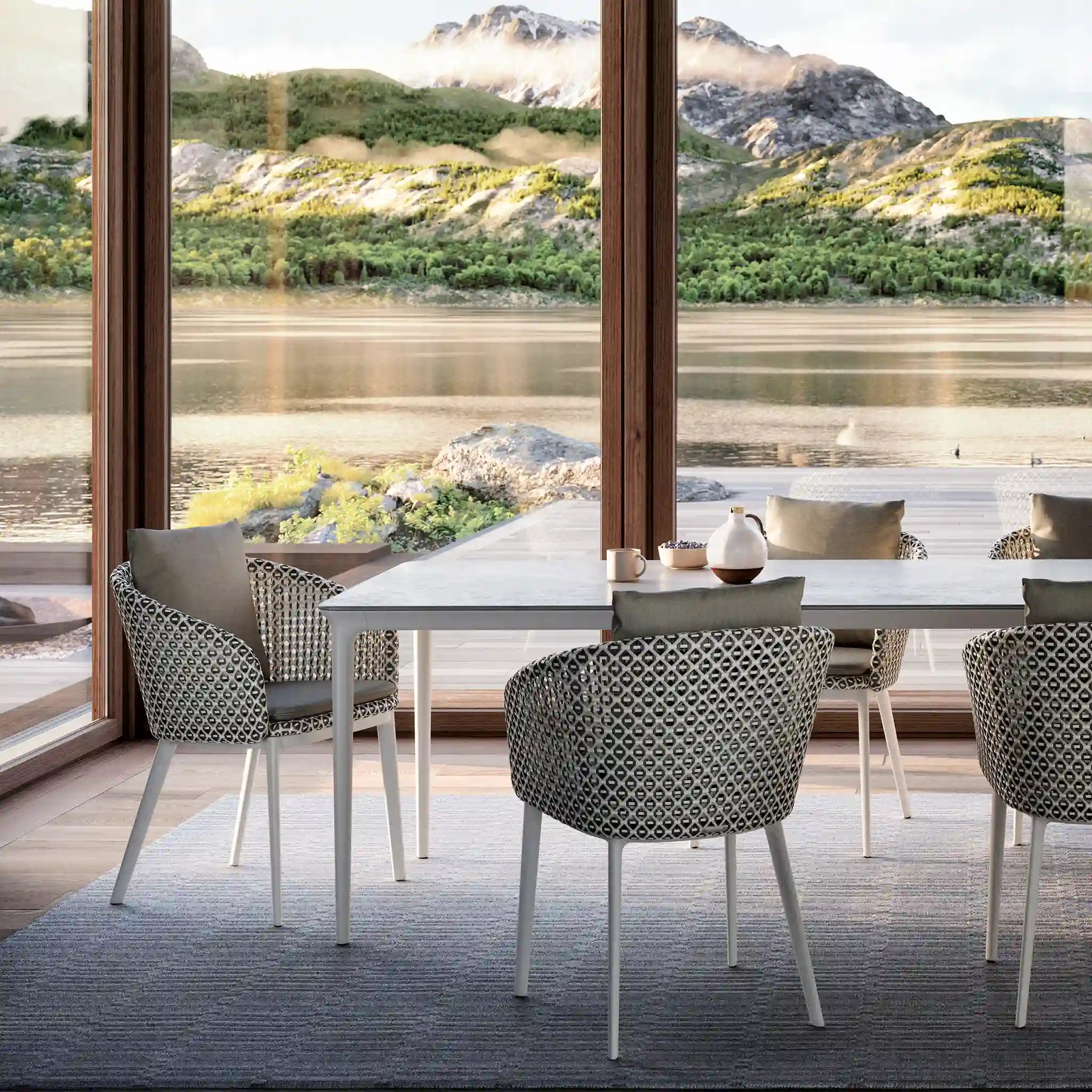 Mbrace Aluminum Armchair