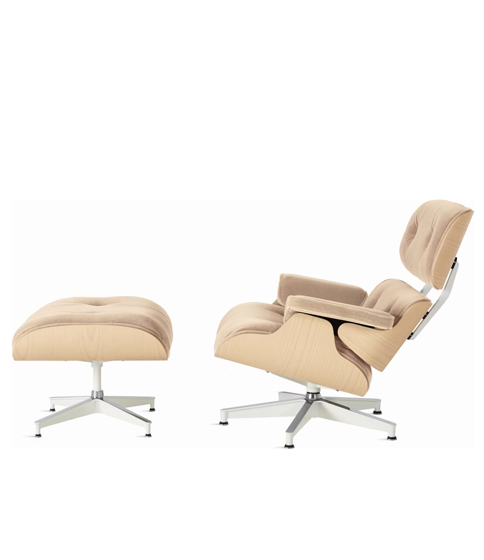 Eames® 休闲椅和奥斯曼白灰