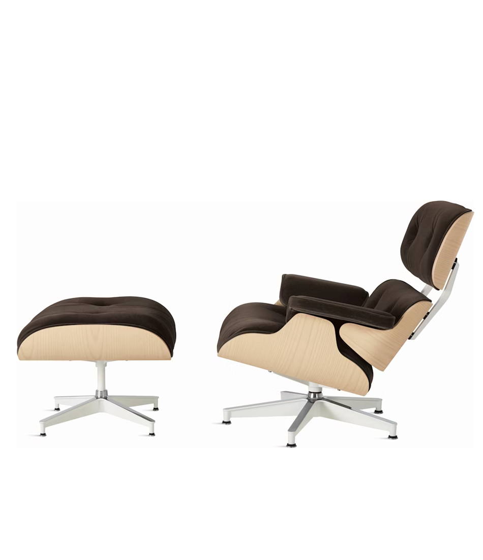 Eames® 休闲椅和奥斯曼白灰