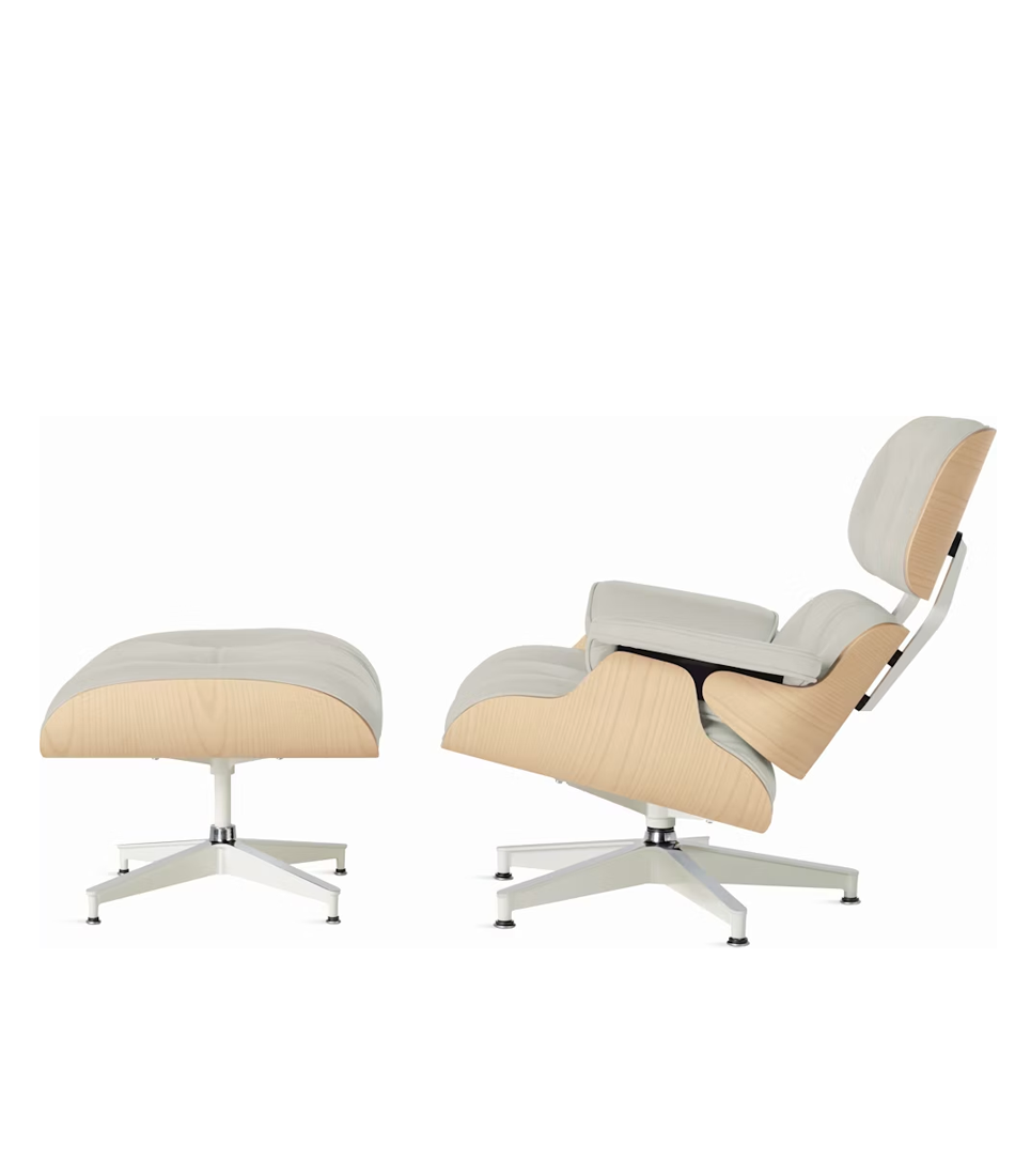 Eames® 休闲椅和奥斯曼白灰