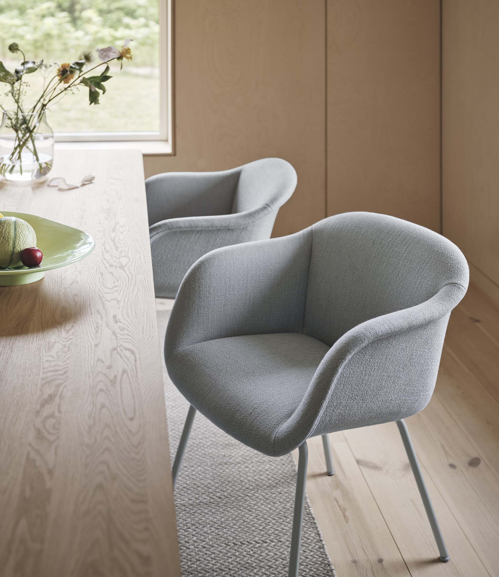 Fiber Soft Armchair - Tube Base